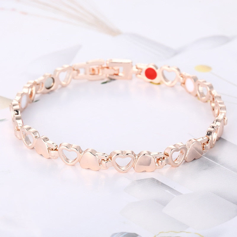 Hot IDEAL( BUY 1 GET 1 FREE )Trendy Magnetic Therapy Bracelet (Wear Your Power) Slimming /Beauty/Pain Relief/ Menopause  Bracelet Healthcare