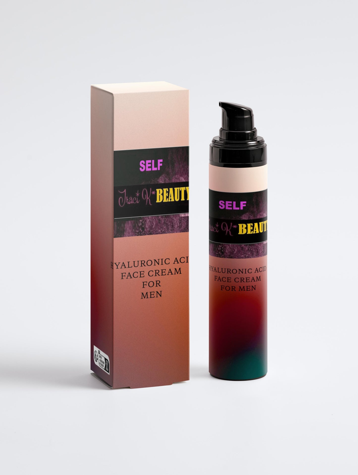 SELF by Traci K Beauty Hyaluronic Acid Face Cream for Men