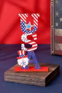 2-Piece Independence Day/ Memorial Day Letter Decor Ornaments