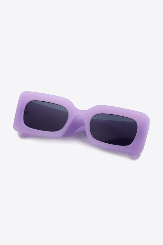 Traci K Collection Polycarbonate Frame Rectangle Sunglasses