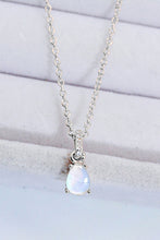 Load image into Gallery viewer, Moonstone Teardrop Pendant Necklace
