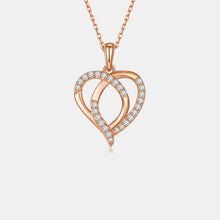 Load image into Gallery viewer, Moissanite 925 Sterling Silver Heart Shape Necklace
