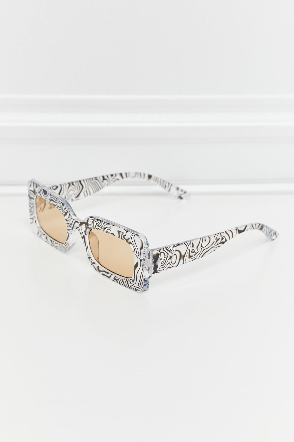 Traci K Collection Tortoiseshell Rectangle Polycarbonate Sunglasses