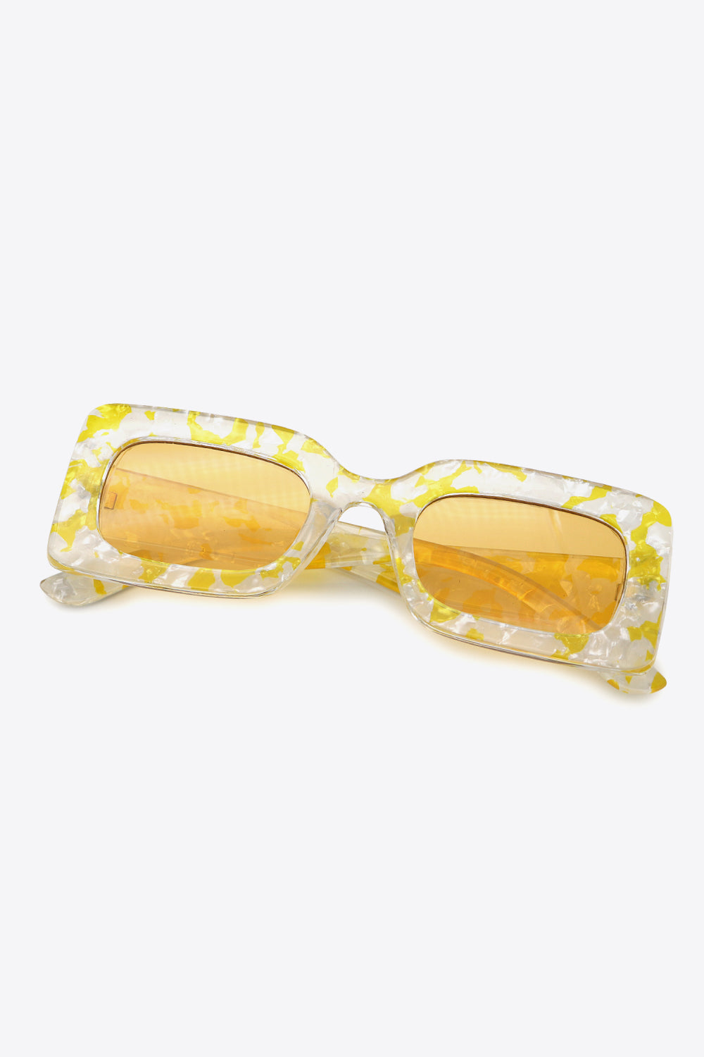 Traci K Collection Tortoiseshell Rectangle Polycarbonate Sunglasses