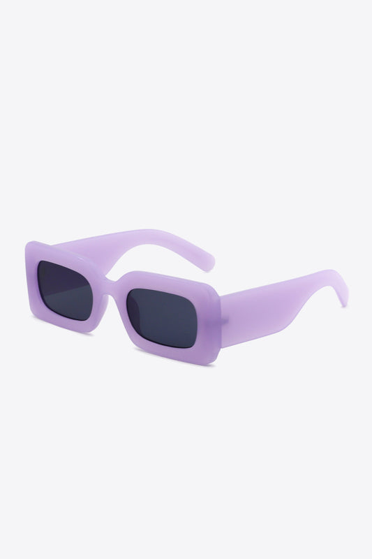 Traci K Collection Polycarbonate Frame Rectangle Sunglasses