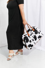 Load image into Gallery viewer, Traci K Collection Animal Print Plush Weekender Bag
