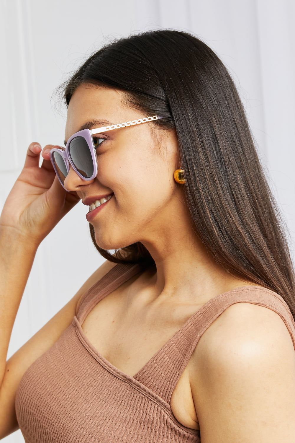 Traci K Collection Cat-Eye Acetate Frame Sunglasses