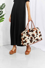 Load image into Gallery viewer, Traci K Collection Animal Print Plush Weekender Bag
