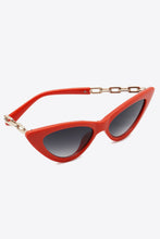 Load image into Gallery viewer, Traci K Collection Chain Detail Cat-Eye Sunglasses
