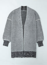 Load image into Gallery viewer, Heathered Open Front Longline Cardigan
