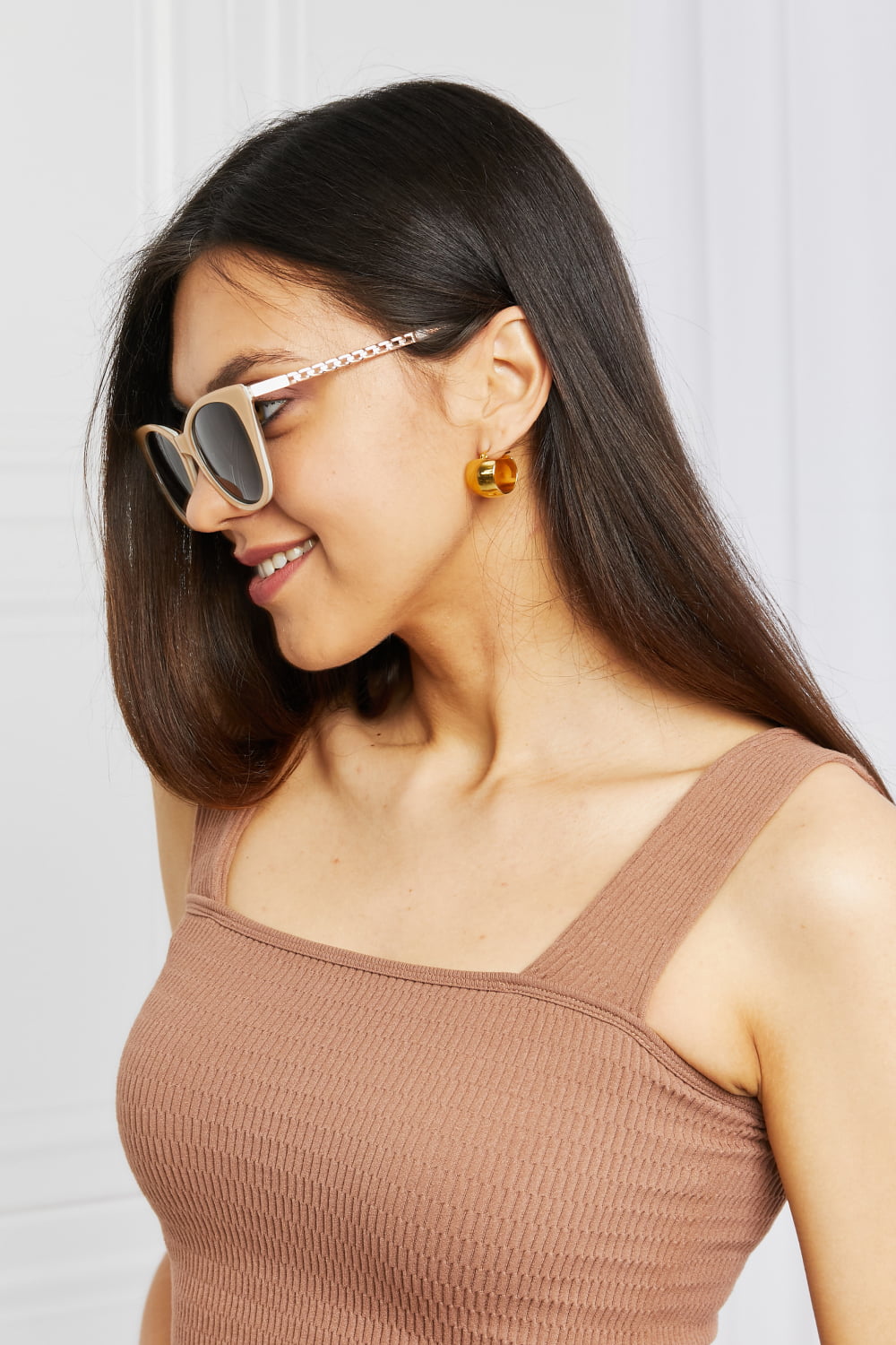 Traci K Collection Cat-Eye Acetate Frame Sunglasses