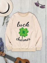 Load image into Gallery viewer, LUCK CHARMER Round Neck Sweatshirt
