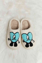 Load image into Gallery viewer, Melody Love Heart Print Plush Slippers
