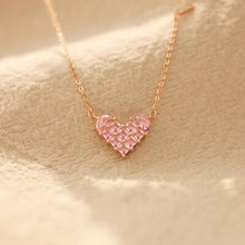 Load image into Gallery viewer, Heart Shape Rose Gold-Plated Pendant Necklace
