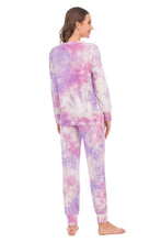 Load image into Gallery viewer, Tie-Dye Top and Pants Lounge Set
