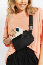 Load image into Gallery viewer, Traci K Buckle Zip Closure Fanny Pack
