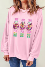 Load image into Gallery viewer, Sequin Nutcracker Long Sleeve Sweatshirt
