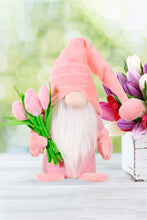 Load image into Gallery viewer, Standing Cute Plush Gnome with Tulip
