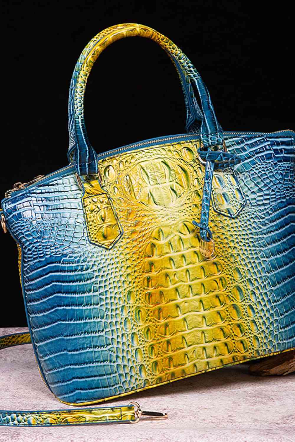 Traci K Gradient PU Leather Handbag ( Pick Your Color)