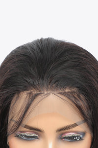 18" 13*4" Natural Human Wigs in Black 150% Density