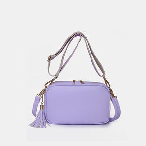 Tassel PU Leather Crossbody Bag