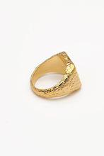Load image into Gallery viewer, Textured Gold-Plated Ring
