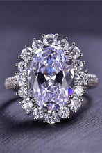 Load image into Gallery viewer, 8 Carat Oval Moissanite Ring
