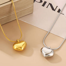 Load image into Gallery viewer, Stainless Steel Heart Pendant Necklace
