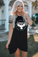 Load image into Gallery viewer, AMERICA Eagle Graphic Twisted Dress

