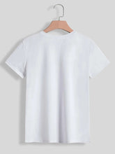 Load image into Gallery viewer, Graphic Round Neck Short Sleeve T-Shirt
